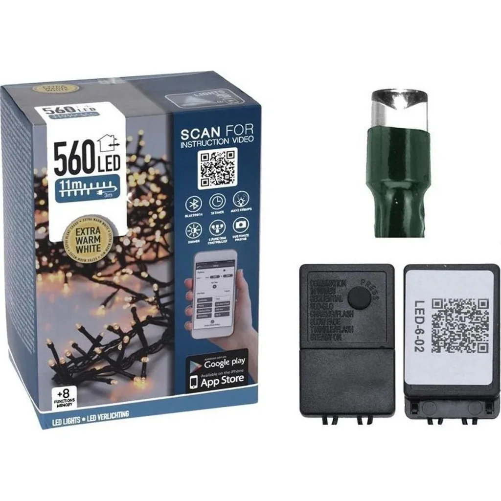 LED-Leuchten mit App-Steuerung - 560 LEDs 11 Meter