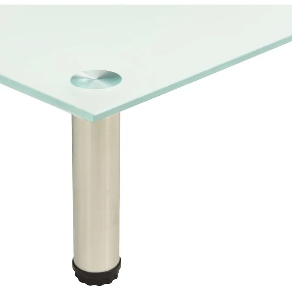 TV-Schrank 140x35x17 cm gehärtetes Glas matt