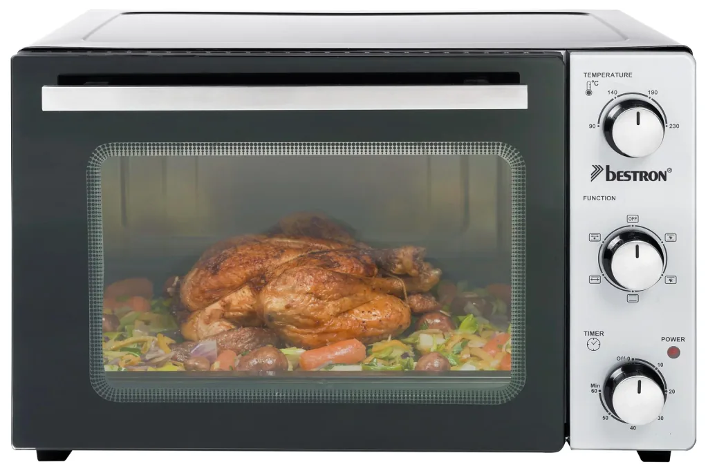 Grill-Backofen mit Drehspieß, Umluftfunktion, 31 Liter, 1500 Watt