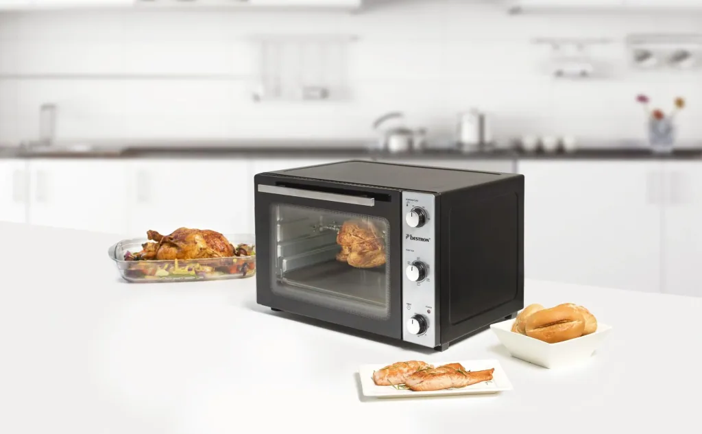 Grill-Backofen mit Drehspieß, Umluftfunktion, 31 Liter, 1500 Watt