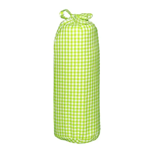 Taftan Spannbettlaken 70 x 140 vichy & karo limone, karogrösse: 7 mm
