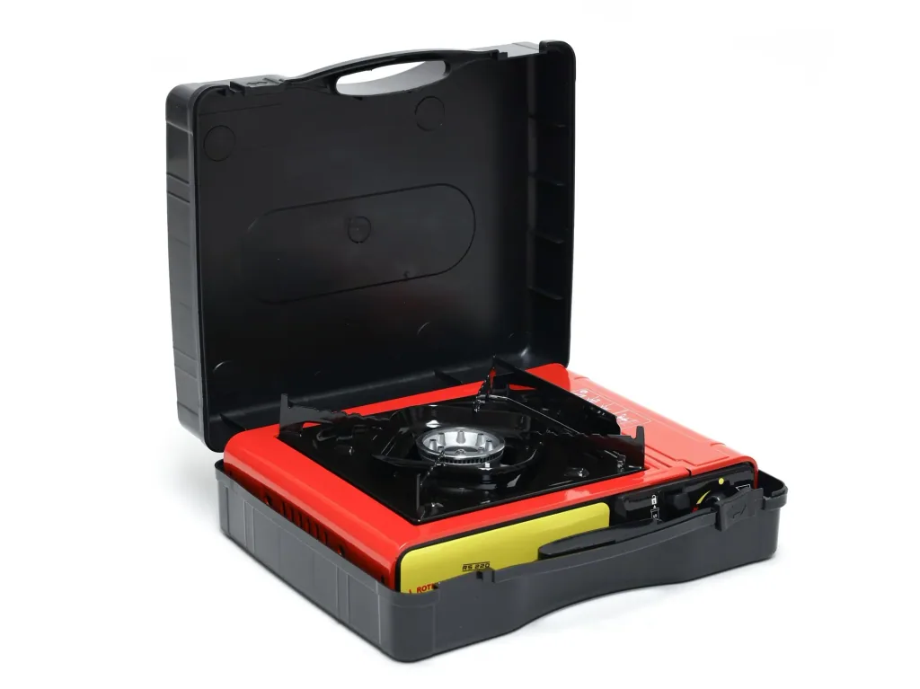 Kompakter Gas-Tischkocher Gourmet RS 220 mit integriertem Kartuschenfach
