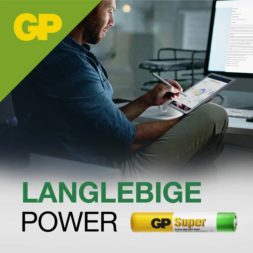 SUPER AAAA (LR61) Alkaline Batterien, 1,5V - 2 Stück