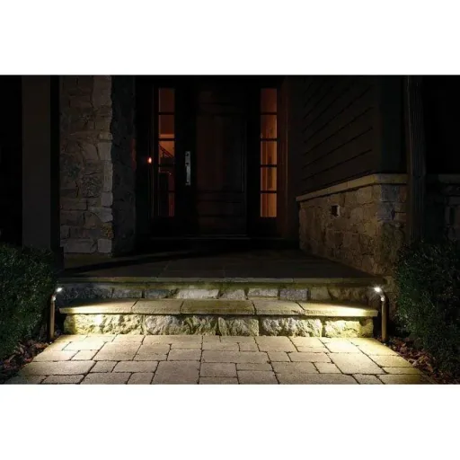 LED Wegbeleuchtung braun mit Bewegungsmelder 2er Pack MB592 80 Lumen IP66