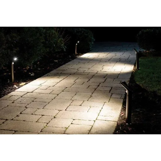 LED Wegbeleuchtung braun mit Bewegungsmelder 2er Pack MB592 80 Lumen IP66
