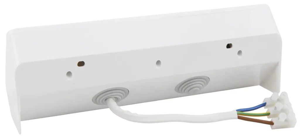 3fach Steckdosenblock mit 2x USB A Buchsen