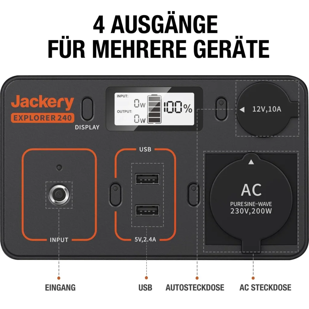 Tragbare Powerstation Explorer 240, 240 Wh