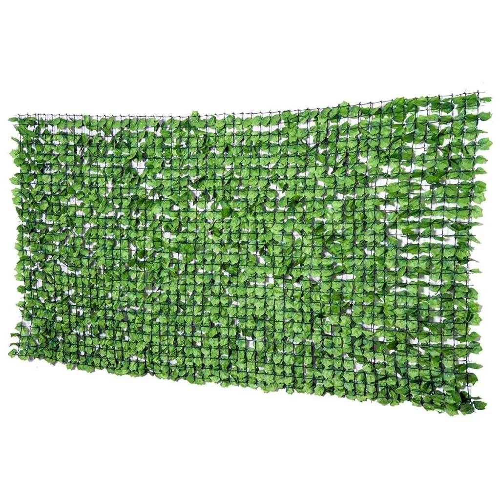 Sichtschutz Künstliche Hecke Wanddekoration 1.5x3m Hellgrün