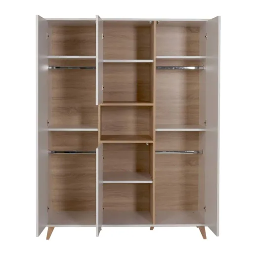 Quax Loft 3 türiger Schrank weiss