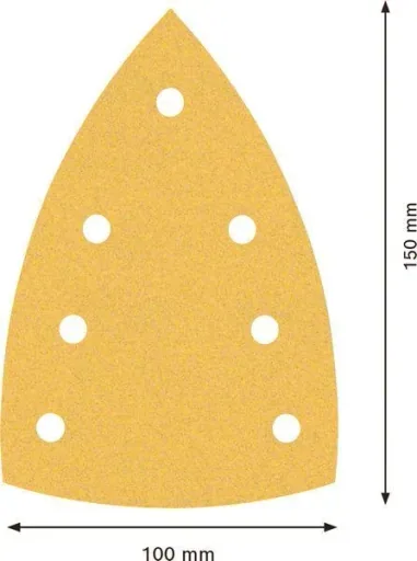Schleifblatt C470, 100 x 150 mm, K120, 10 Stück