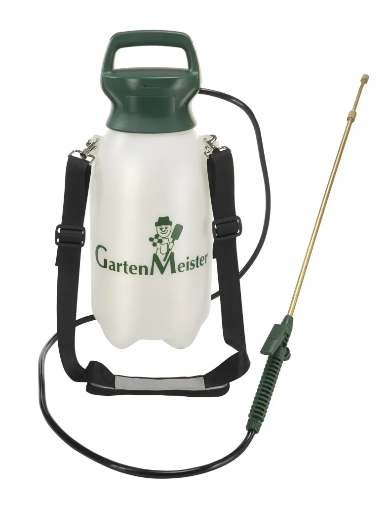 Akku-Sprühgerät Li-Ionen 8L GM ALS + Unkrautfrei Weedex Total 380 ml + Sprühschirm 2er Set