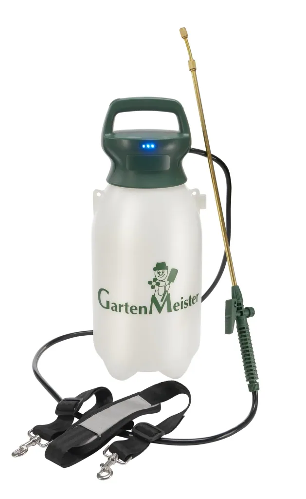 Akku-Sprühgerät Li-Ionen 8L GM ALS + Unkrautfrei Weedex Total 380 ml + Sprühschirm 2er Set