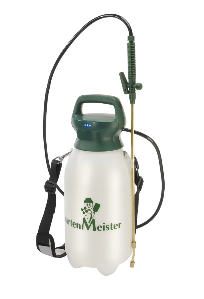 Akku-Sprühgerät Li-Ionen 8L GM ALS + Unkrautfrei Weedex Total 380 ml + Sprühschirm 2er Set