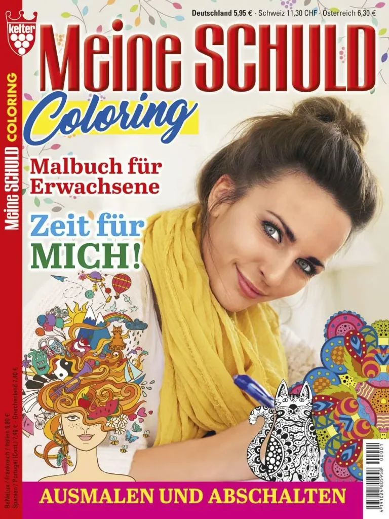 Malbuch für Erwachsene, 2er-Set
