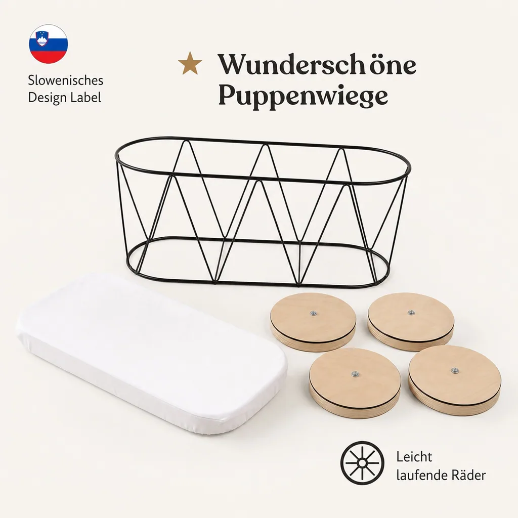 ooh noo Puppenwiege