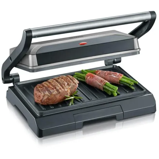 Kompaktes Multigrillgerät - 800 Watt - Grau