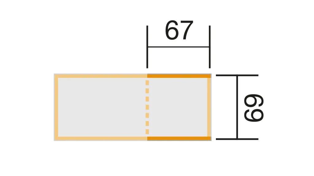 Ergänzungssatz Hochbeet Modular, Wandstärke 21 mm, grau, 67 cm