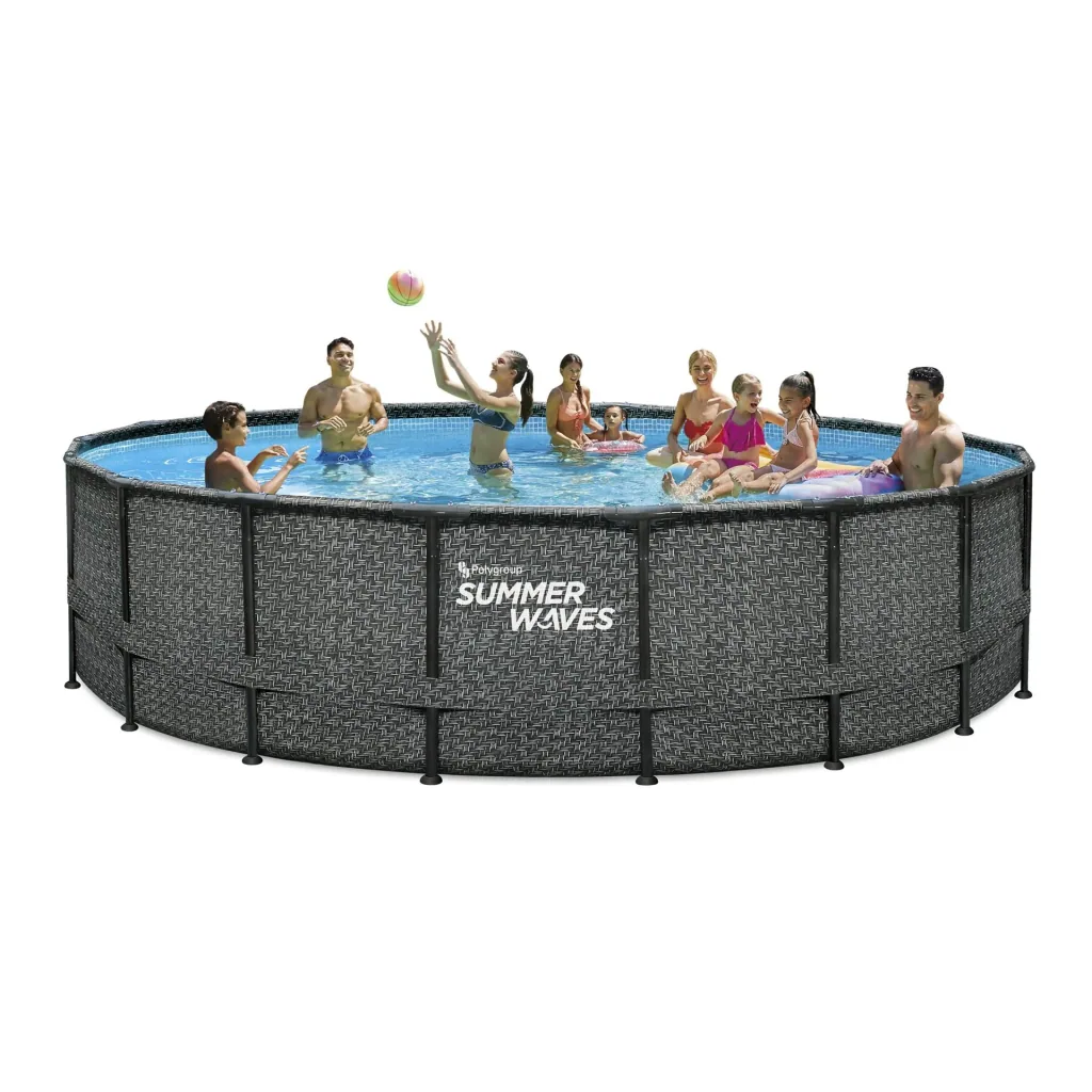 Summer Waves Pool 549x132 cm, rattan