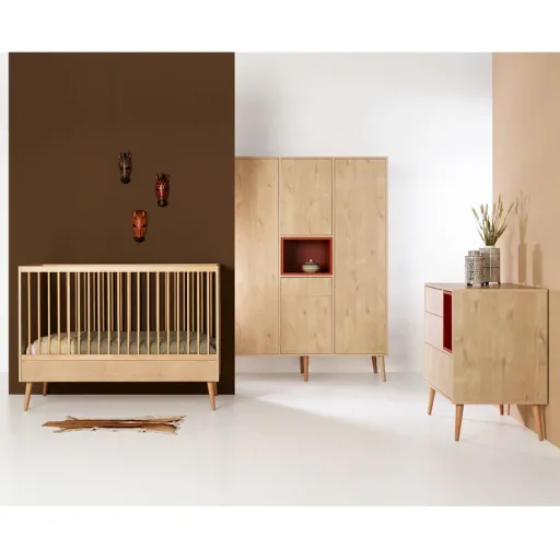 Quax Cocoon Kommode Schubladen Eiche natur Nachbildung