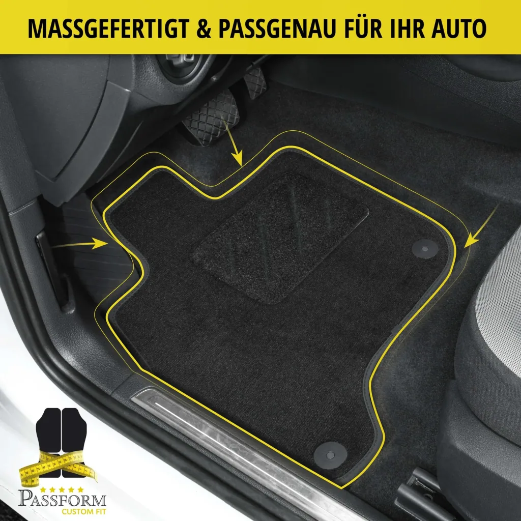 Passform Premium Fußmatten für KIA Ceed, Ceed CW, Pro Ceed 05/2012-05/2017