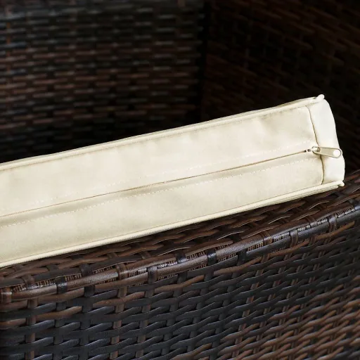 Gartenset Polyrattan Set 17 - stapelbar Bali braun
