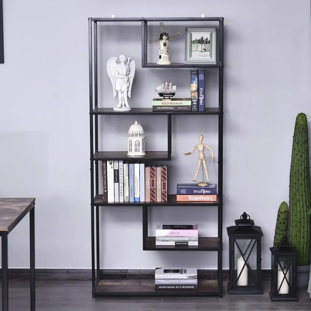 Bücherregal braun/schwarz