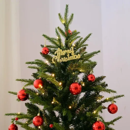 Weihnachtsbaum 150cm Tannenbaum 100 LEDs 668 Spitzen