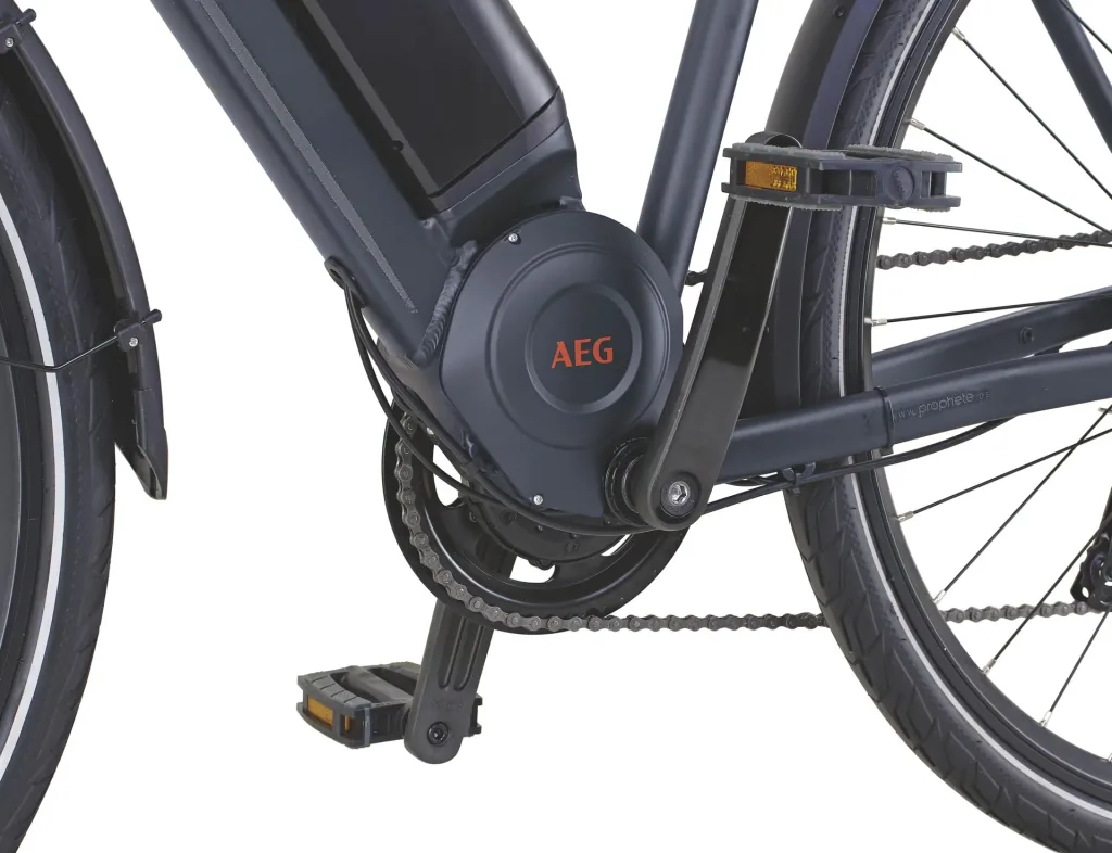 ENTDECKER 23.EMT.10 Trekking E-Bike 28" AEG EcoDrive Herren Diamant 28": Rahmengröße 52cm