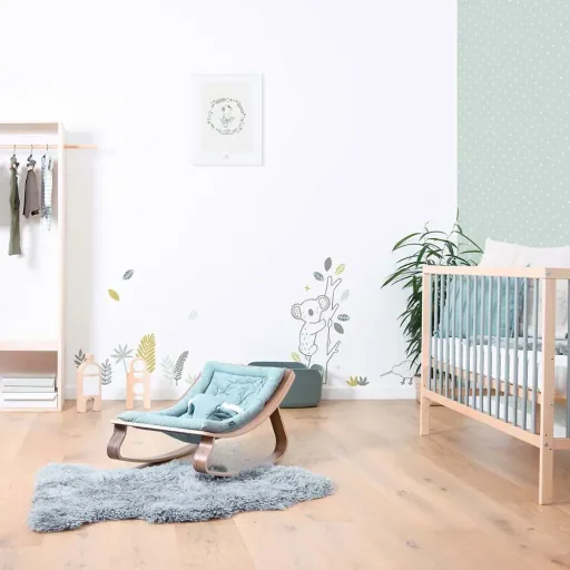 Lilipinso Poster Kleiner Kakadu creme grün grau