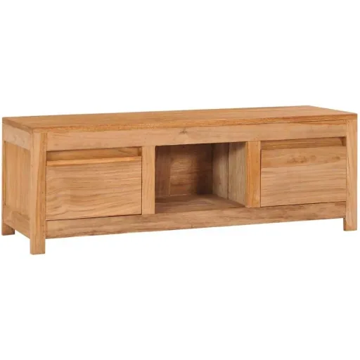 TV-Schrank 100x30x35 cm massiv Teak