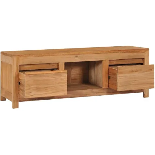 TV-Schrank 100x30x35 cm massiv Teak