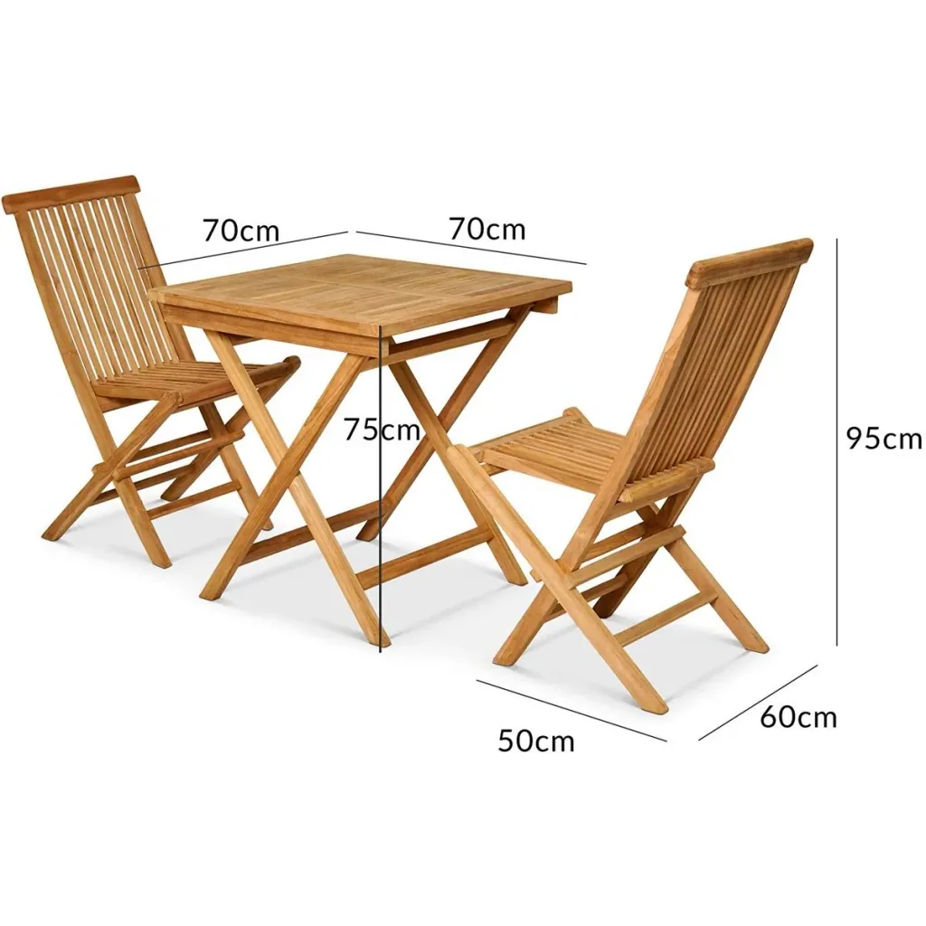 Garland 3-tlg. Bristol Sitzgarnitur Teak