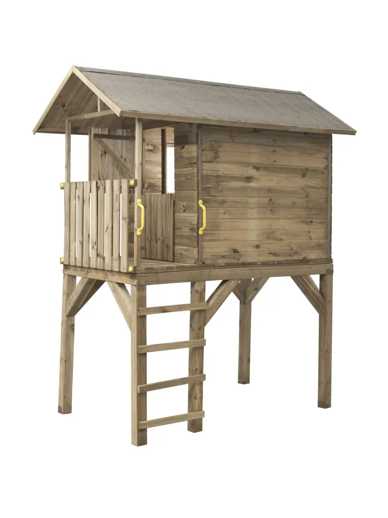 Stelzen - Spielhaus Jim Holz 1200 mm x 1800 mm x 2850 mm