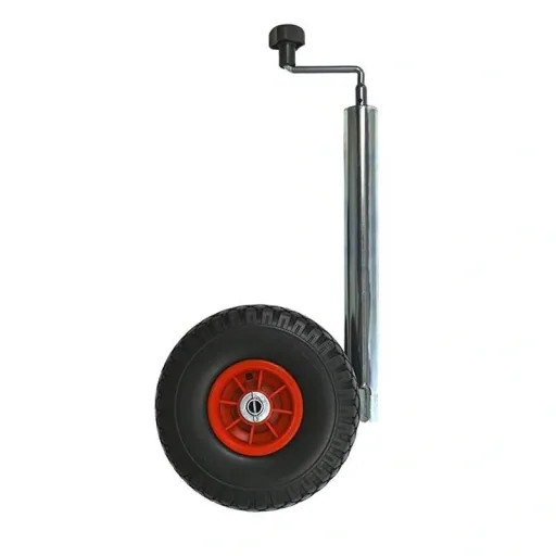 Doppelstützrad mit PU-Reifen - Pannensicher - 300 kg
