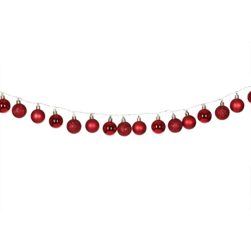 Weihnachtsbeleuchtung Kugeln 40-LED - Rot - 2m