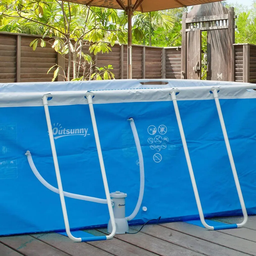 Pool-Filterpumpe - 90 W - Grau - 21 cm x 35 cm
