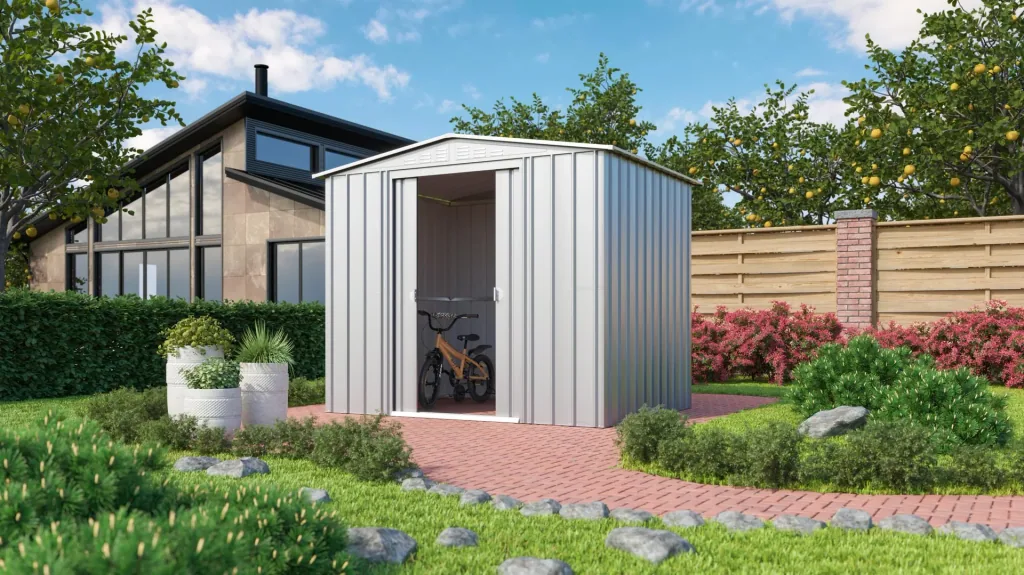 Gerätehaus Gartenmanager Dream 86 H 178, metallic