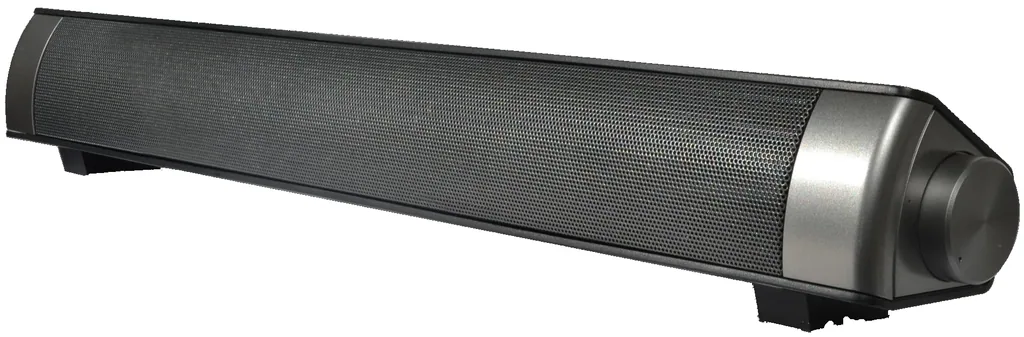 Soundbar mit Audioanschluß und TV-Halterung