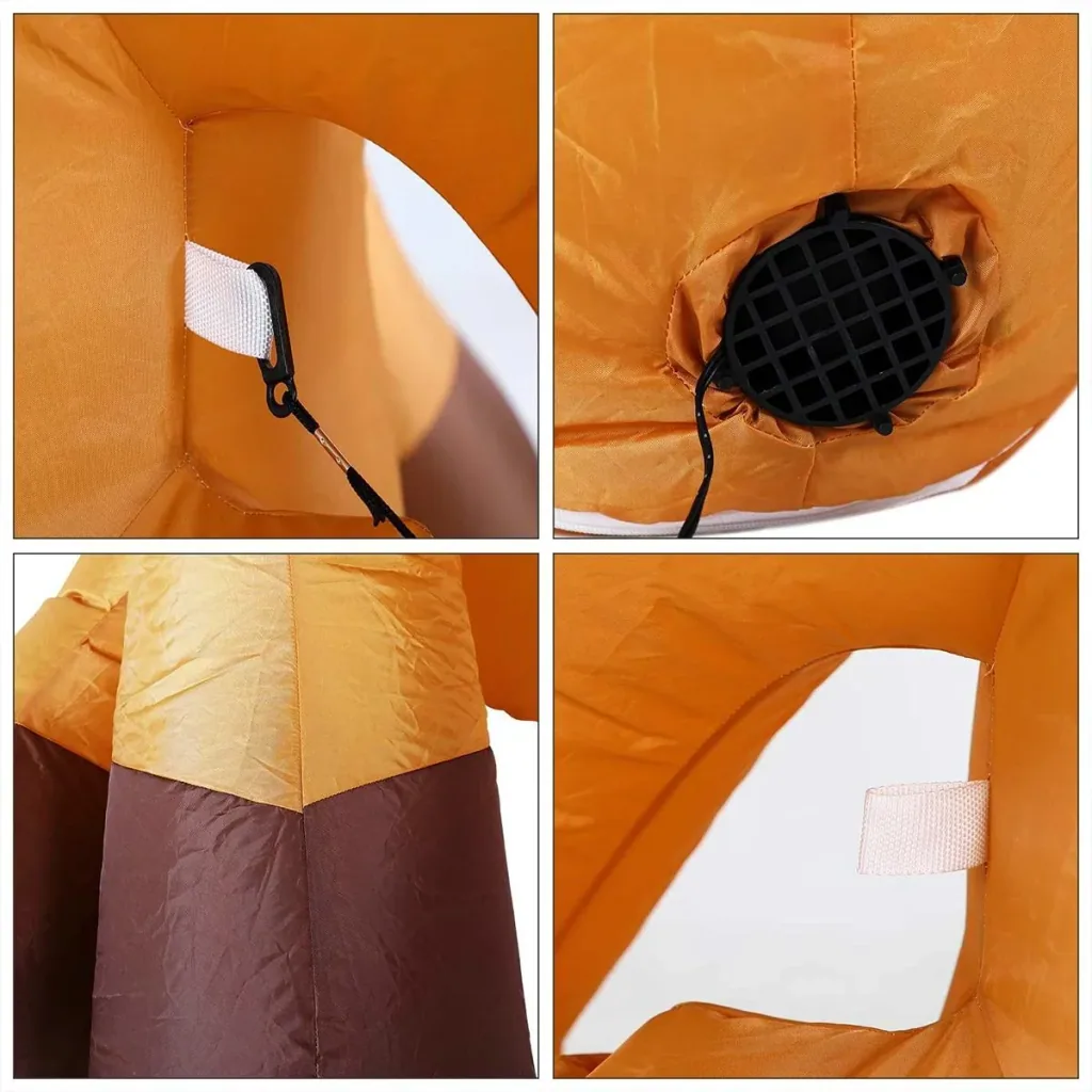 Rentier selbstaufblasend XL 180CM inklusive 6 LED Lichter