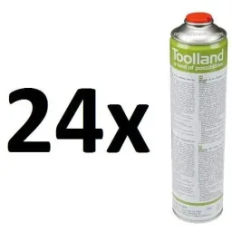 24 x Universal-Gasflaschen für Unkraut- und Gasbrenner