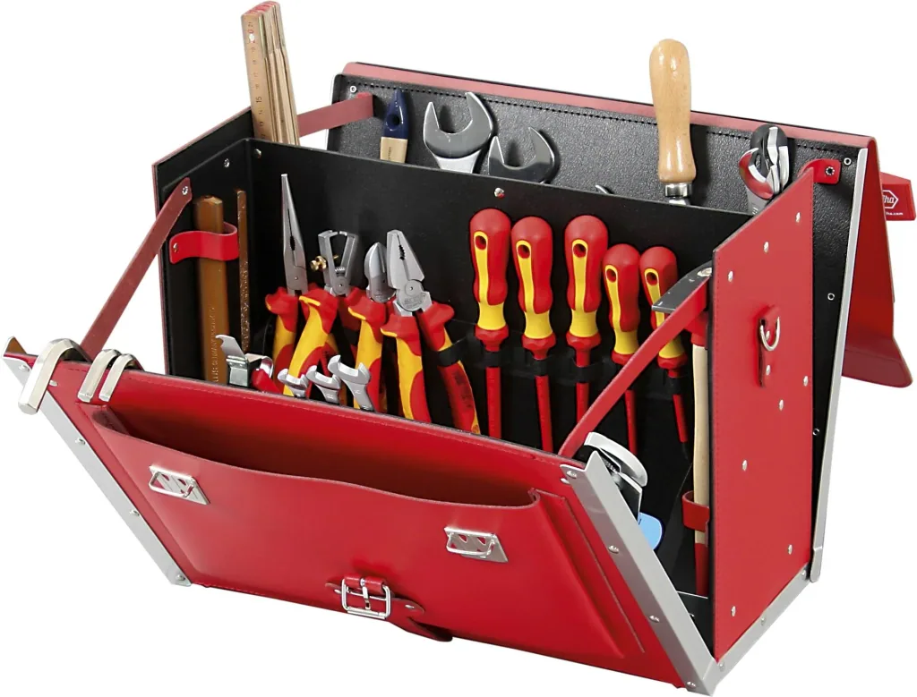 Elektro-Meistertasche FAVORIT 7123 Rot, 29 Liter
