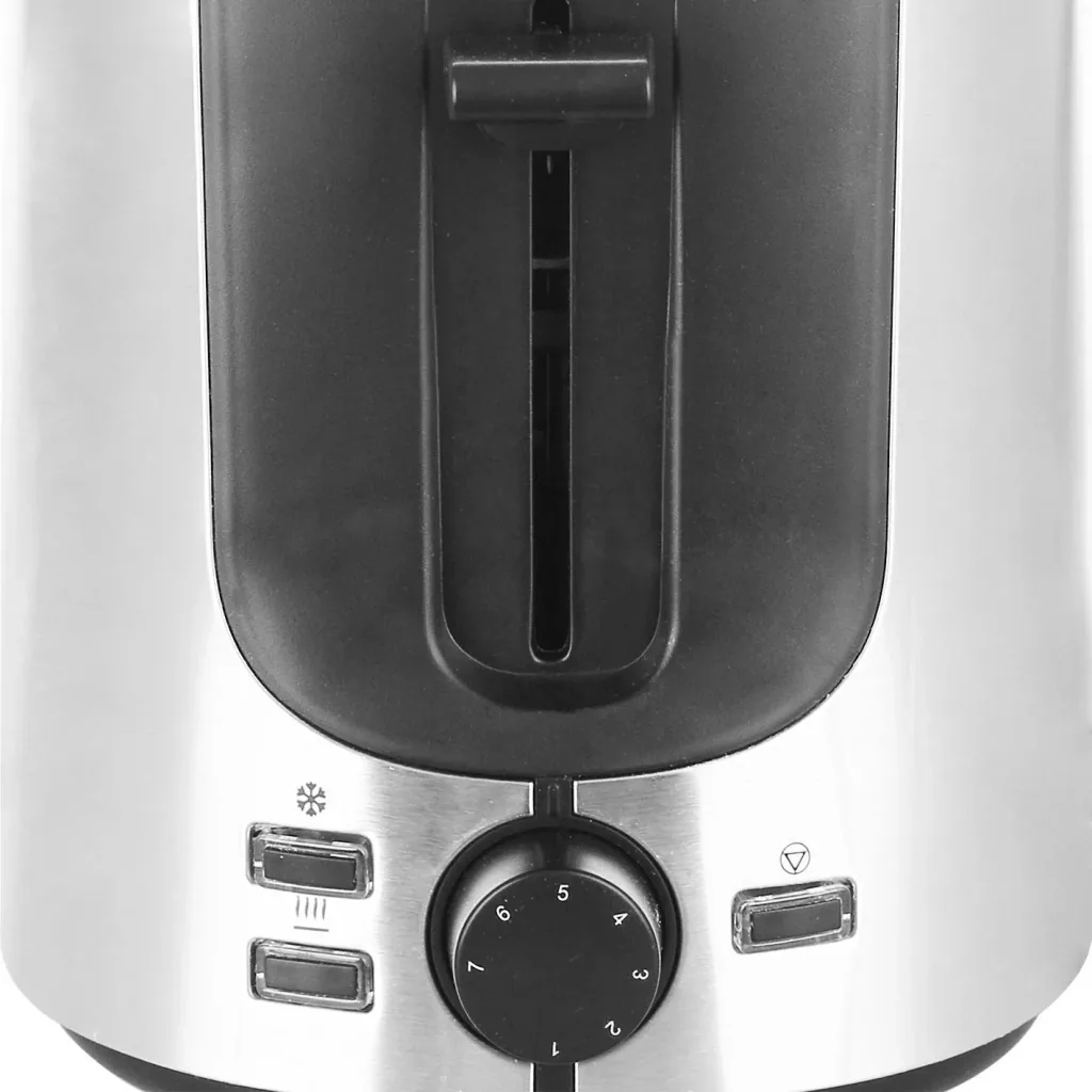 Toaster, Edelstahl „TO-122830“, für 2 Scheiben, 1000 Watt
