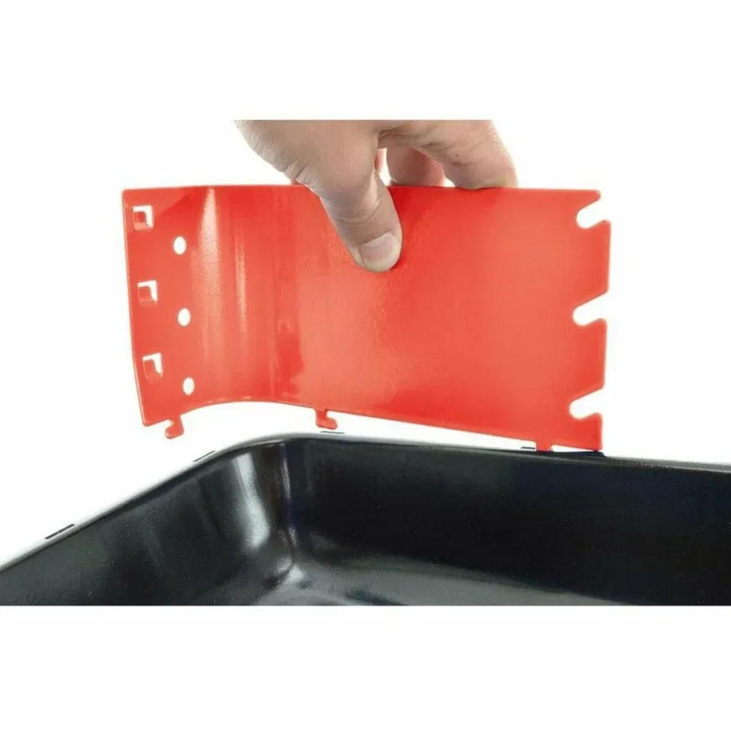 BBQ Holzkohlegrill - Grillfläche 33 x 26 cm - Rot - Kompakt