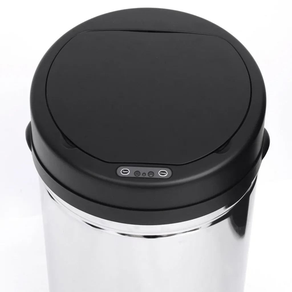 Edelstahl Mülleimer 30L Automatik Sensor mit Inneneimer (rund)