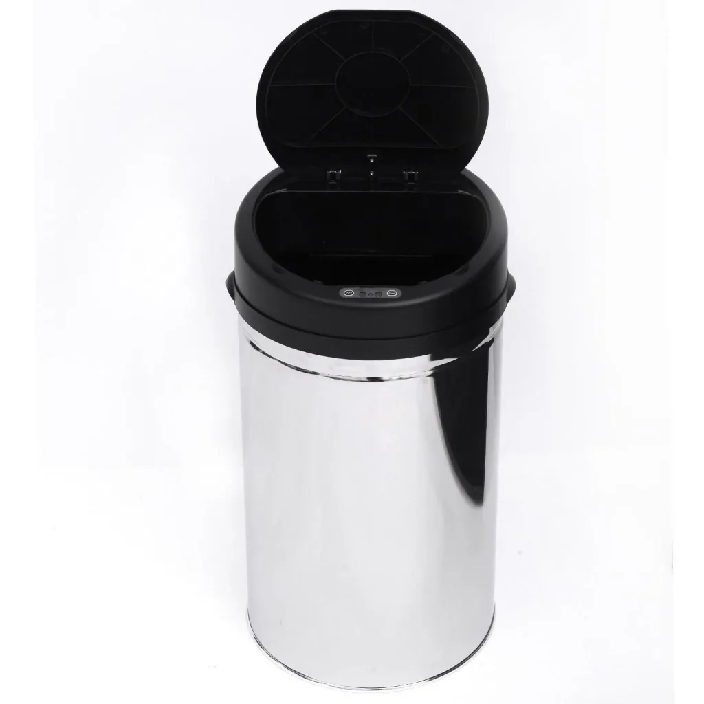 Edelstahl Mülleimer 30L Automatik Sensor mit Inneneimer (rund)