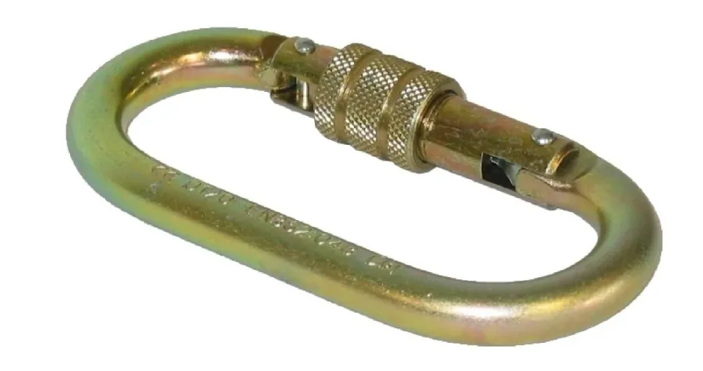 Verschlusskarabiner, oval, 10 mm