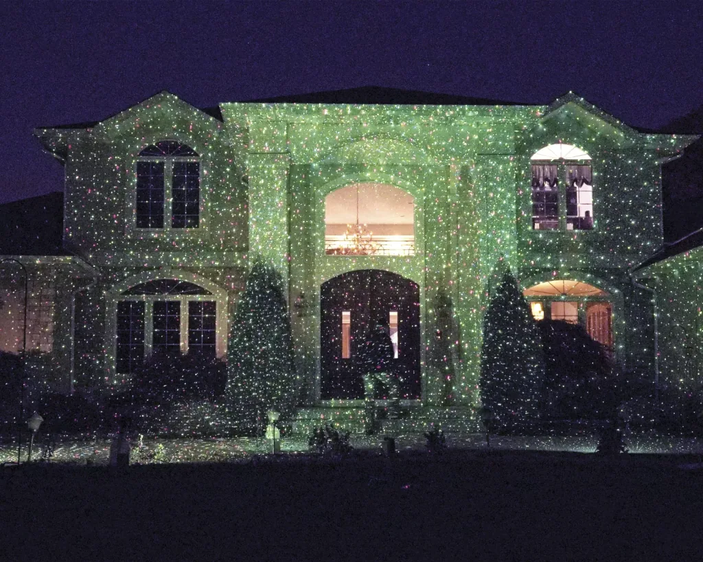 Laserlicht-System Star Shower mit Sensor
