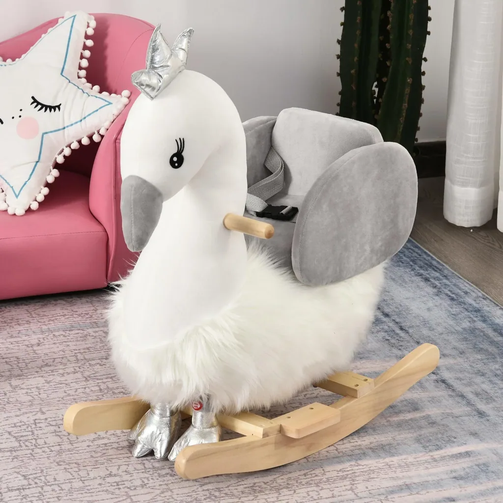 Schaukeltier als Schwan