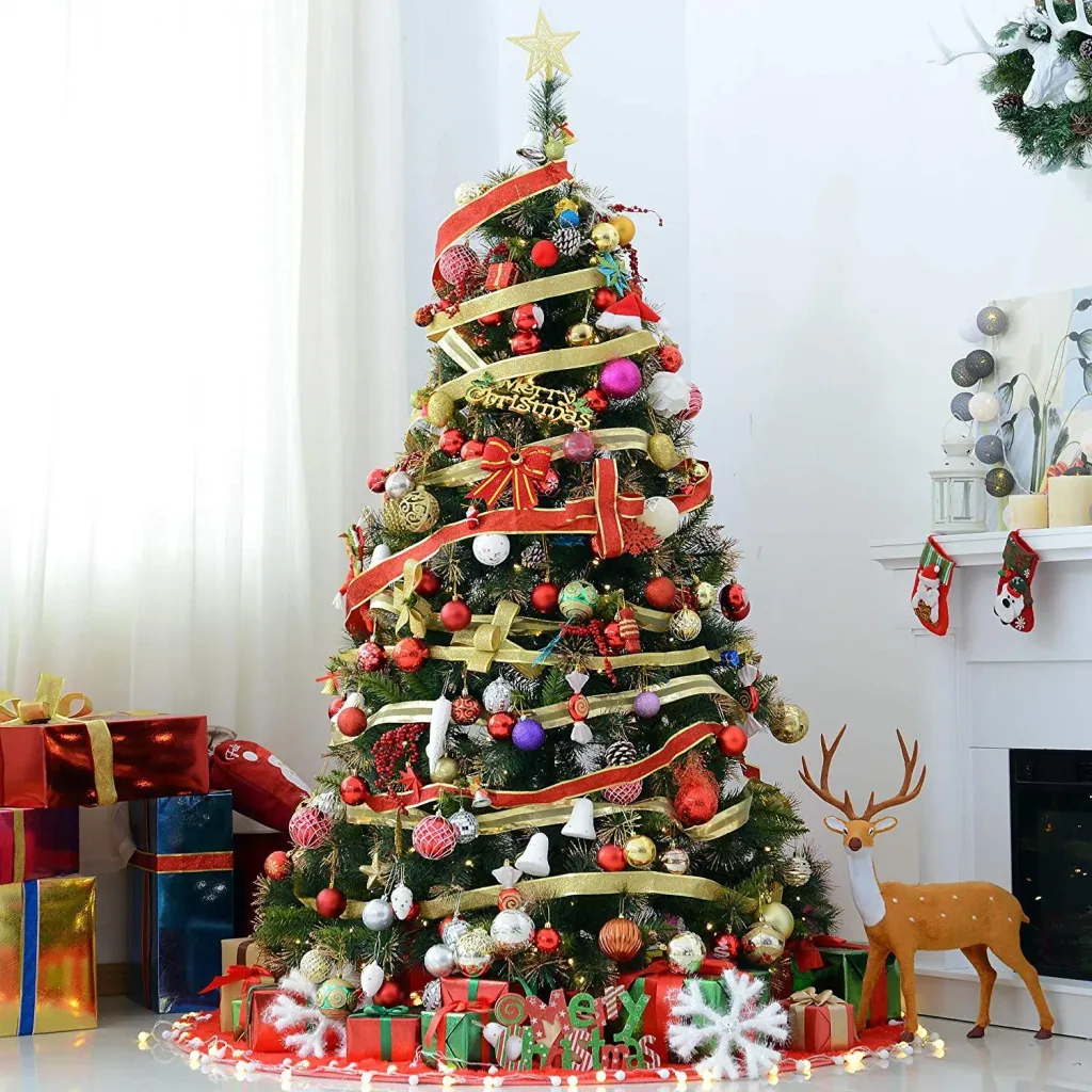 Weihnachtsbaum 180cm Tannenbaum 200 LEDs 616 Spitzen