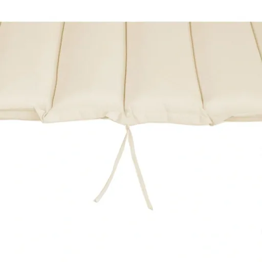 Gartenkissen - Für Liege - Mit Kissen - 183x56x7cm - Creme